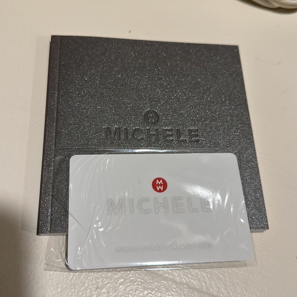 MICHELE Ladies Deco Mother of Pearl Dial Chronograph Stainless Steel - Picture 9 of 14